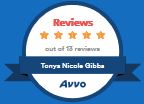 Reviews Tonys Nicole Gibbs by Avvo badge